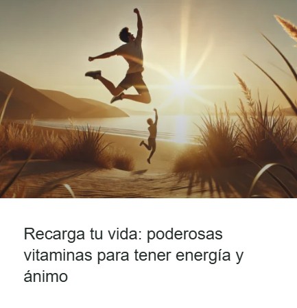 vitaminas para tener energía y ánimo