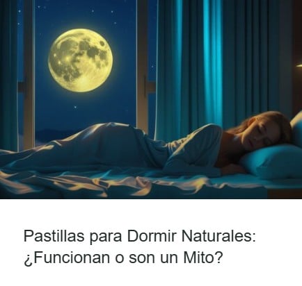 pastillas para dormir naturales