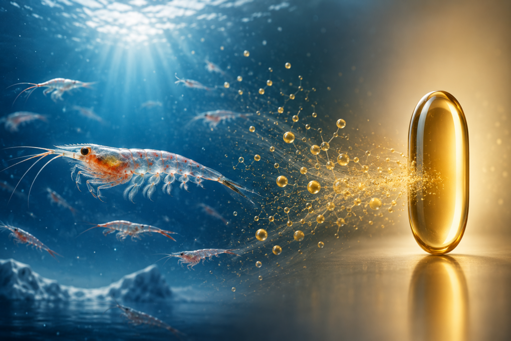 Omega 3 de aceite de krill