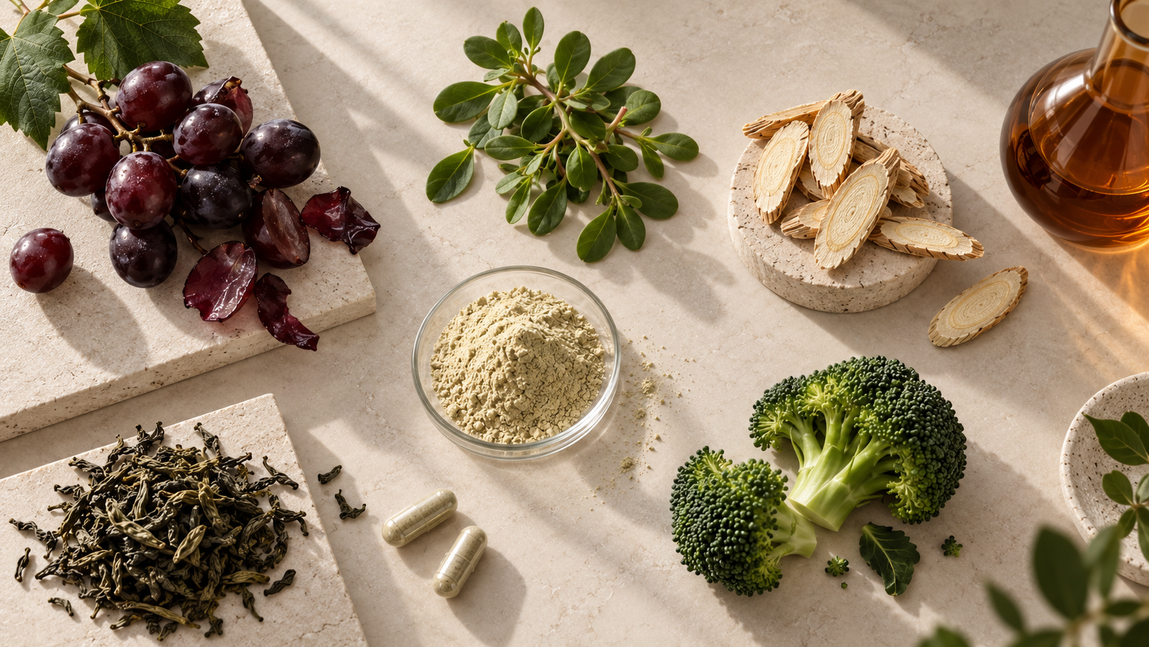 Sinergia del resveratrol con los ingredientes de la fórmula KRONOS