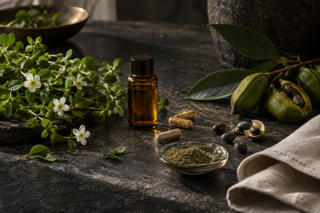 ingredientes naturales y formulación para el descanso nocturno